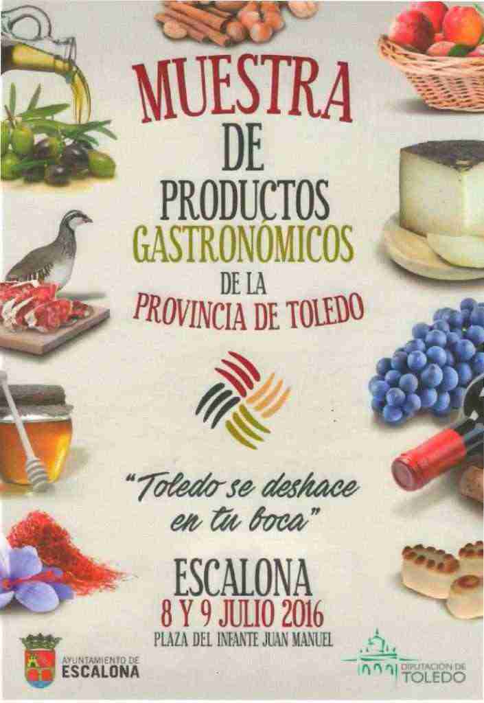 Muestra de productos gastronómicos de la provincia de Toledo