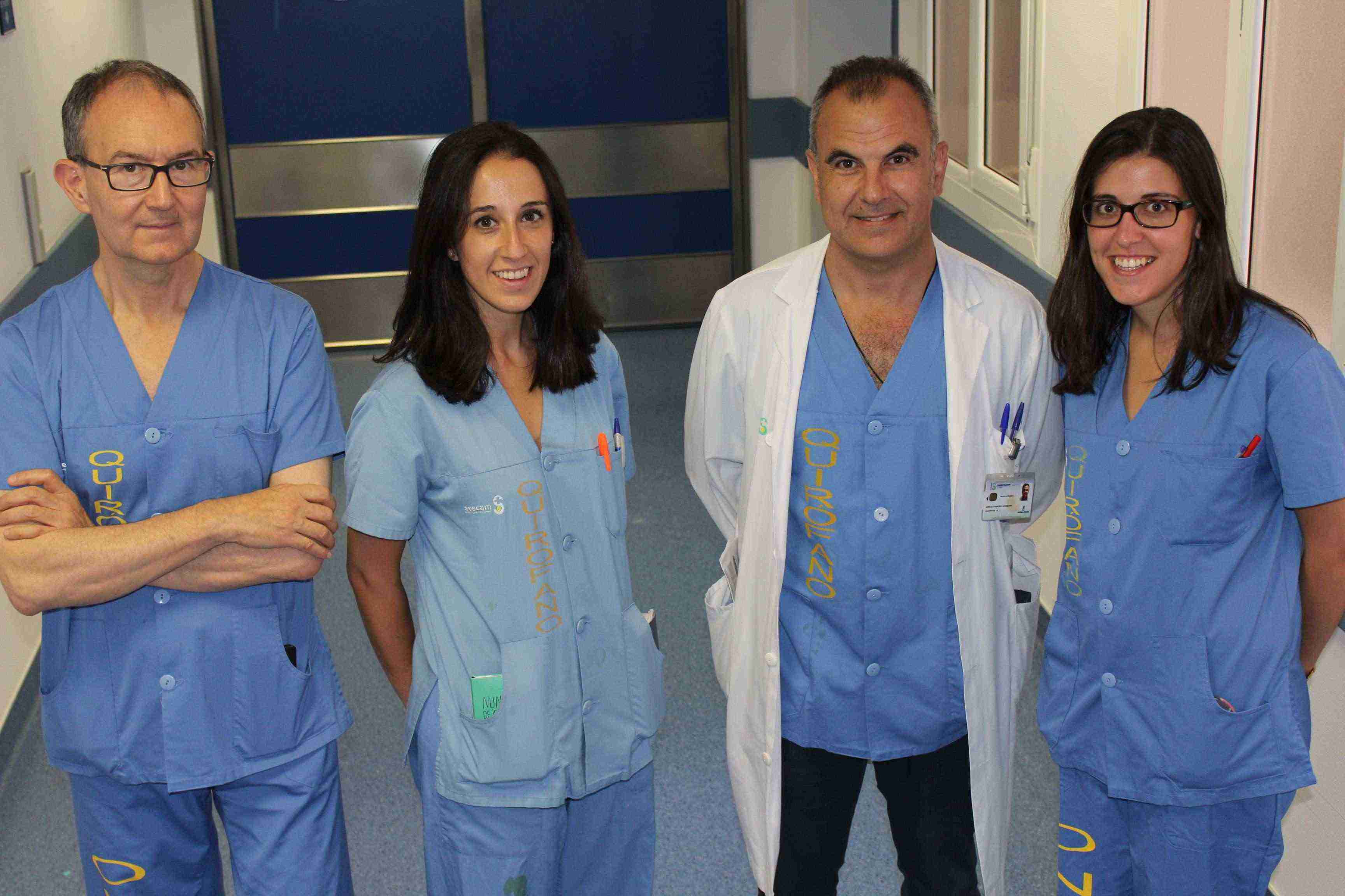 Cirujanos del Complejo Hospitalario de Toledo galardonados recientemente en el Congreso de la especialidad celebrado en Cáceres.