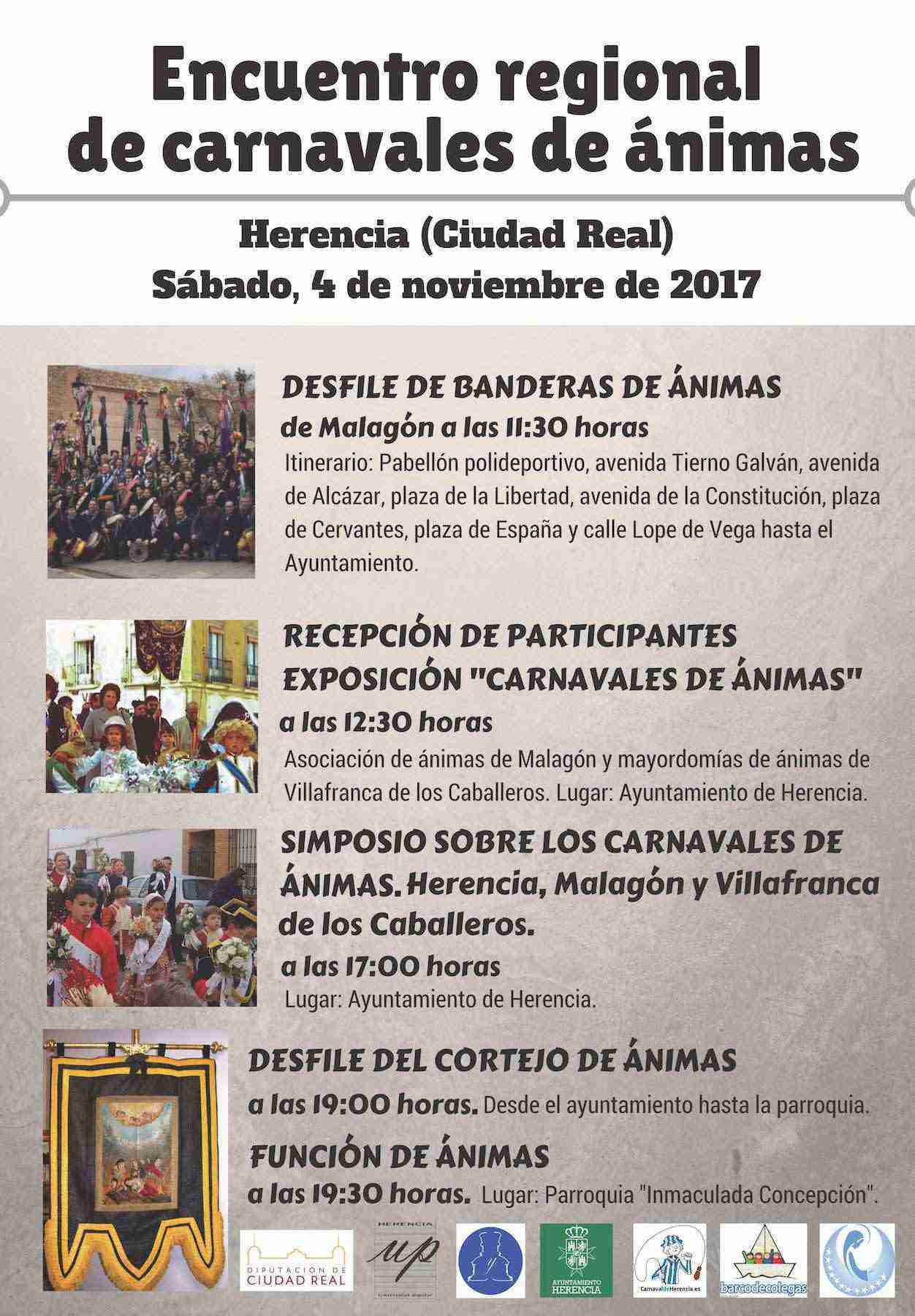 Programación encuentro regional de carnavales de ánimas