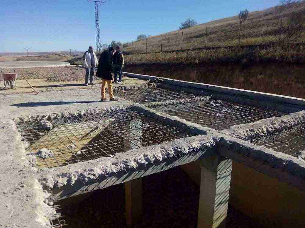 Obras en depósitos de Agua de Herencia