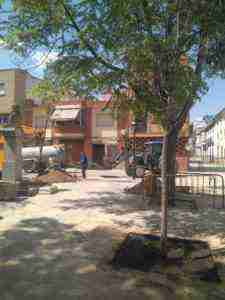 nueva plaza cervantes herencia ciudad real 1 225x300 - La nueva Plaza Cervantes de Herencia pronto finalizará sus obras
