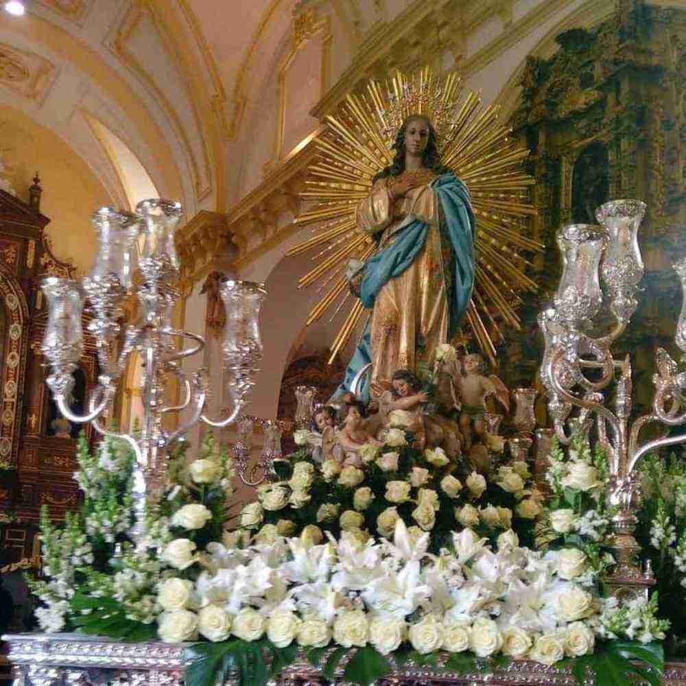 dia de inmaculada concepcion patrona herencia 5 1000x1000 - Fotografías de la procesión del día dedicado a María Inmaculada en Herencia
