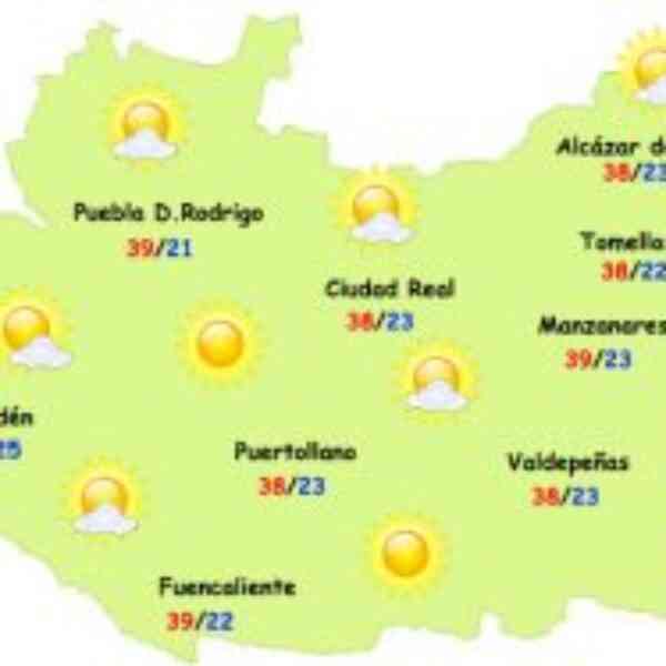 El tiempo en Ciudad Real: lunes, último día del episodio de intenso calor