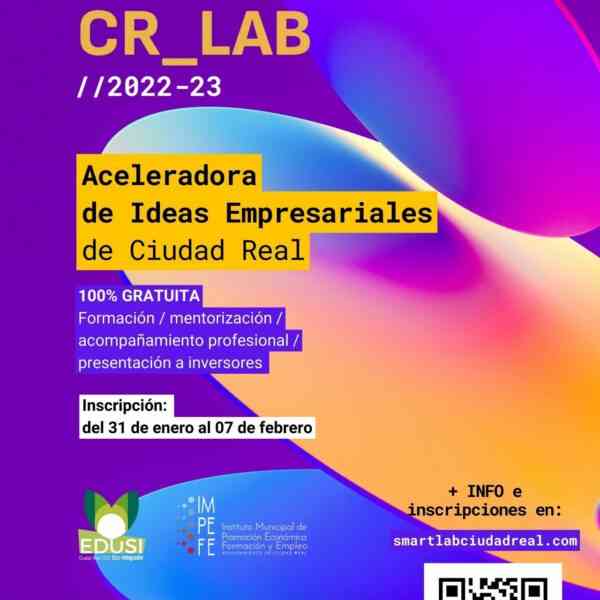 EDUSI abre el plazo de inscripción para participar en la aceleradora de ideas Smart CR-LAB