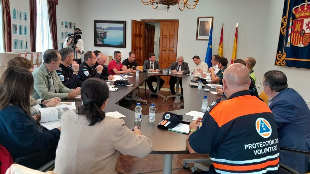 Las concejalías de Seguridad y Festejos ultiman detalles de la romería de Alarcos en la Junta de Seguridad Provincial