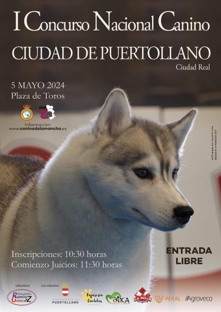 Hasta setenta perros competirán en Puertollano en el I Concurso Nacional Canino