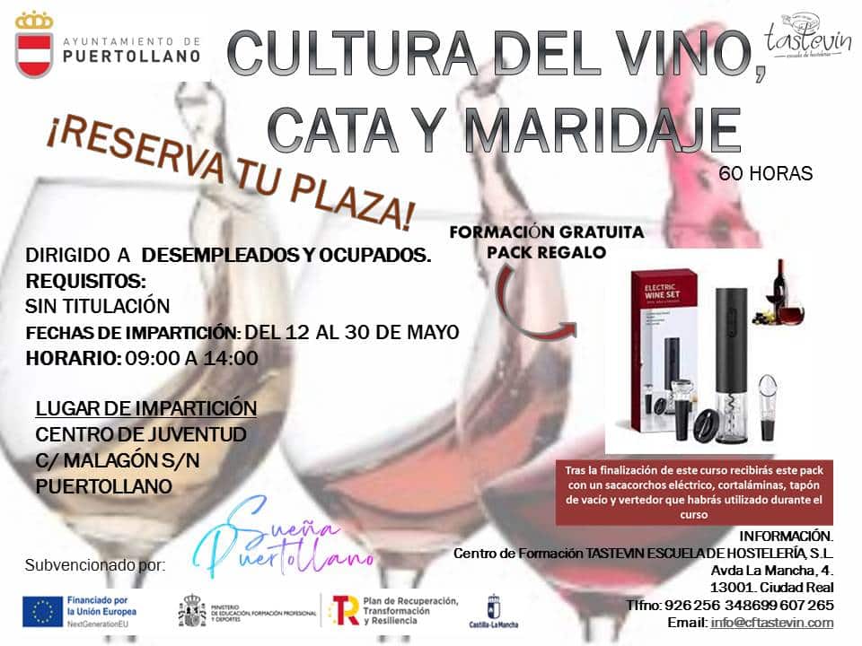 Abierta la inscripción de los cursos de «Cultura del vino, cata y maridaje» e «Iniciación y cata de aceite de oliva»