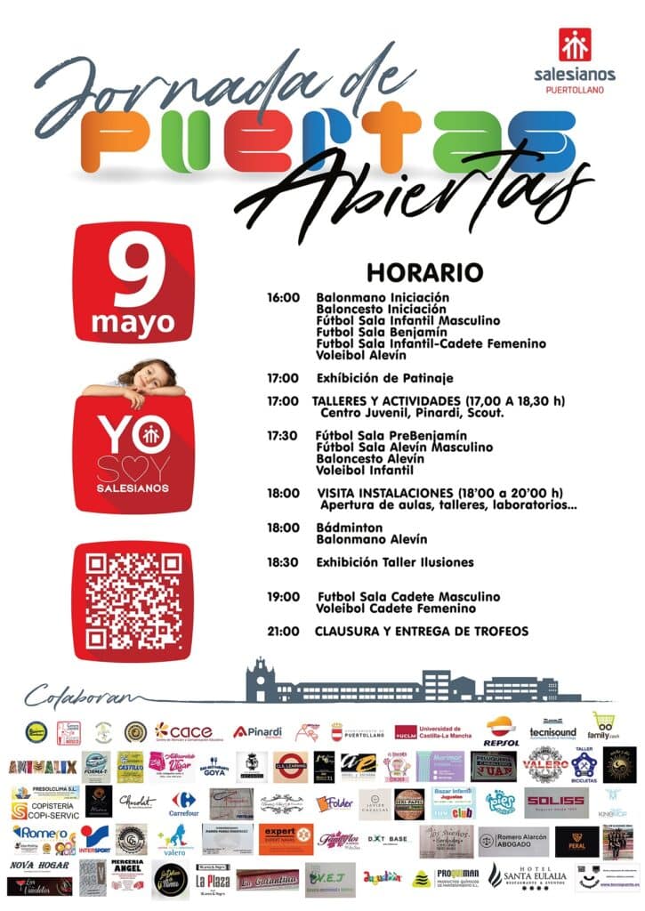 Actividades educativas y deportivas en la Jornada de Puertas Abiertas del colegio Salesianos