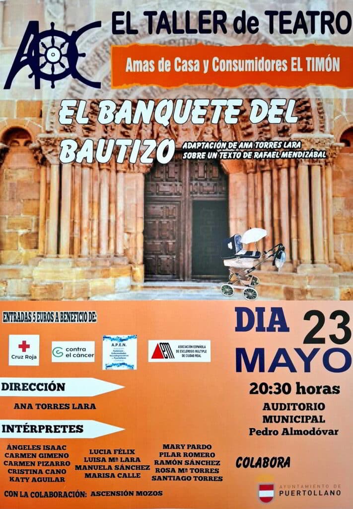 El taller de amas de casa representará «El banquete del bautizo» en una función teatral benéfica