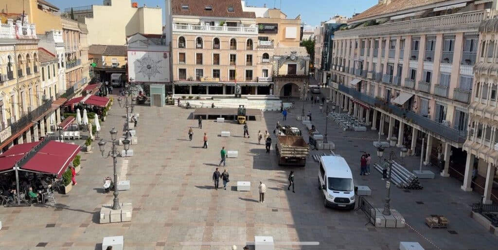 La Plaza Mayor dispondrá de su nuevo entoldado este verano