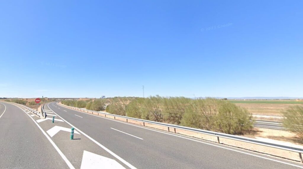 Interrumpido el Tráfico en el Kilómetro 54 de la A-43 por Incendio de Camión
