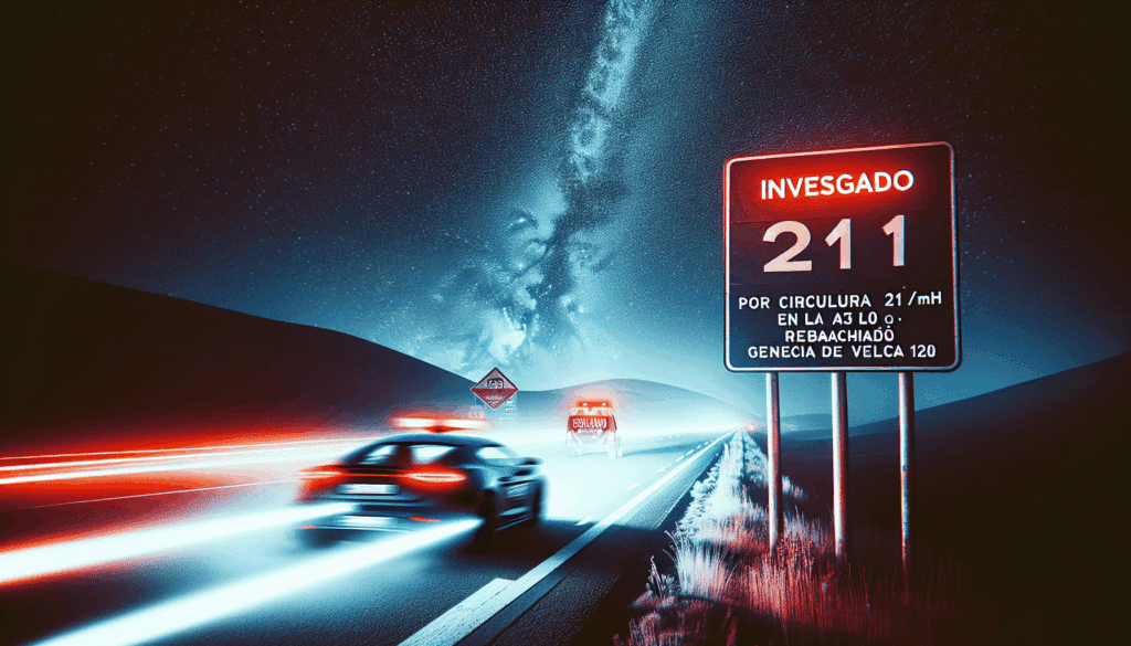 Investigado Por Circular a 211 km/h en la A-43, Superando el Límite de 120