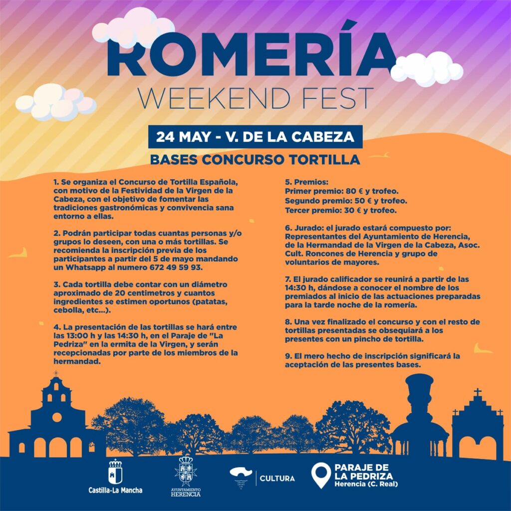 Romería 2025 en honor a la Virgen de la Cabeza: música, tradición y el I Concurso de Tortilla