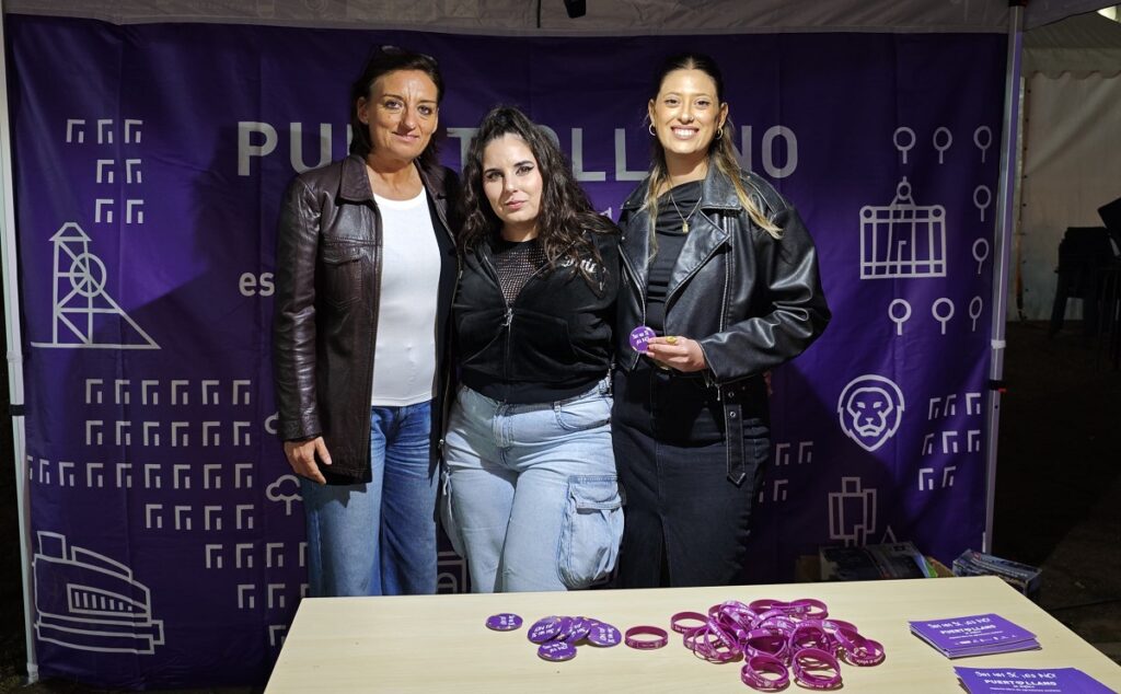 Un Punto Violeta sensibilizó de las agresiones sexuales en plena feria de mayo