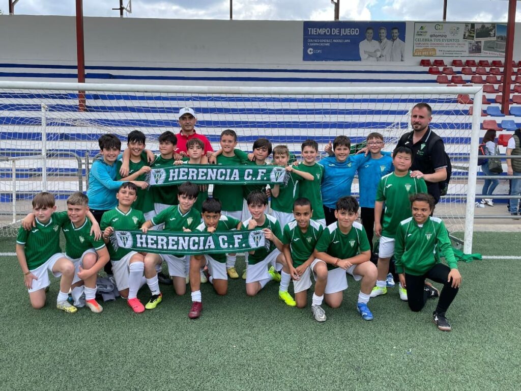 Éxito de las Escuelas Deportivas de Fútbol de Herencia en las competiciones Zona Mancha y Globalcaja