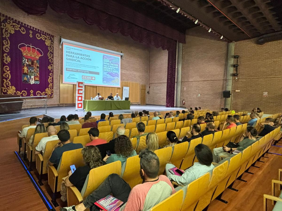 CCOO Presenta Guía de Buenas Prácticas para la Negociación Colectiva en Castilla-La Mancha