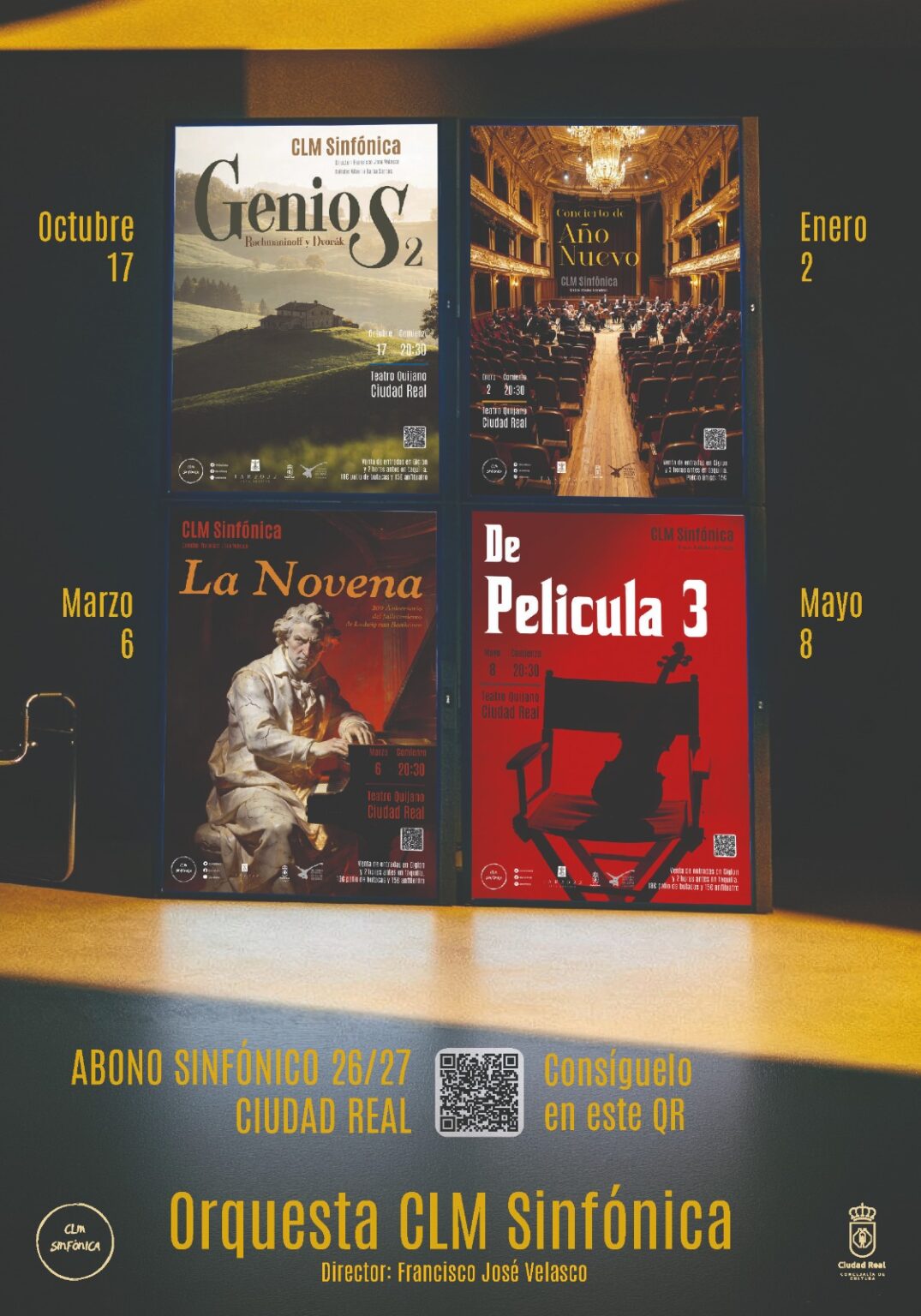 La Orquesta CLM Sinfónica presenta su nuevo abono de temporada para el Teatro Quijano