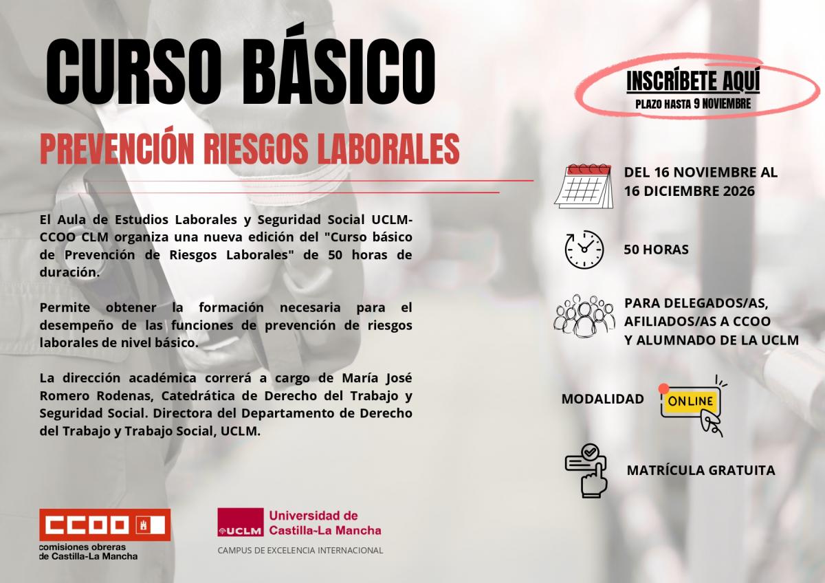 Inscríbete Ahora en el Curso Básico de Prevención de Riesgos Laborales